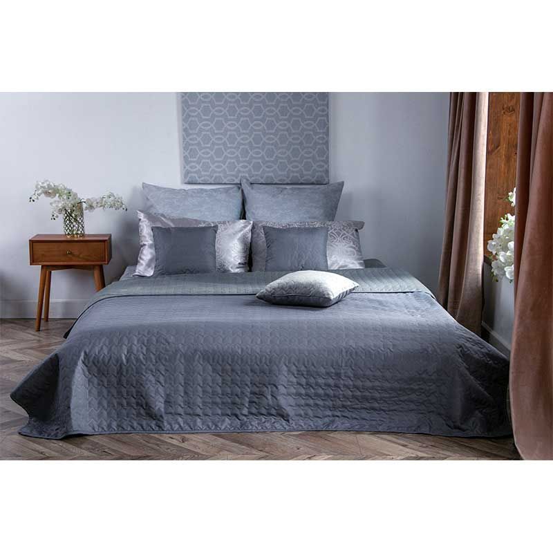 Подушка Руно декоративная двухсторонняя &ldquo;Velour&rdquo; Grey 40x40 см