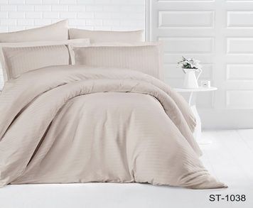 Постельное белье TAG страйп-сатин LUXURY ST-1038 полуторное