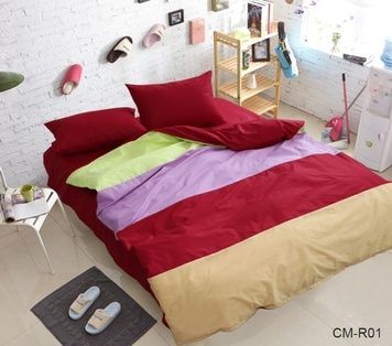 Постільна білизна TAG Color mix CM-R01 двоспальна