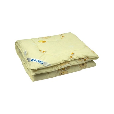 Одеяло детское Руно силиконовое бежевое, 105x140