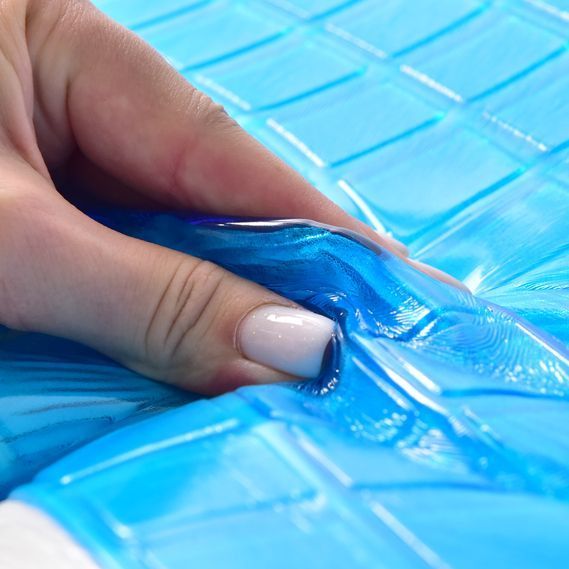 Подушка IDEIA ортопедическая CoolGel анатомическая с эффектом памяти 60х40х11 см