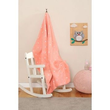 Детский плед в кроватку Karaca Home - Point somon 100х120 см