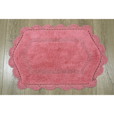 Килимок для ванної Irya Sestina рожевий 50x80 см