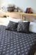 Хлопковое покрывало Bedclozzzes &laquo;малый ромб&raquo; графитовое 200x220 см