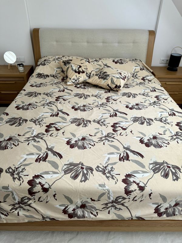 Набір покривало та дві наволочки Limaso CREAM 200x240 см