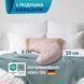Подушка IDEIA Balance ергономічна з вишивкою какао 46&times;24&times;10 см