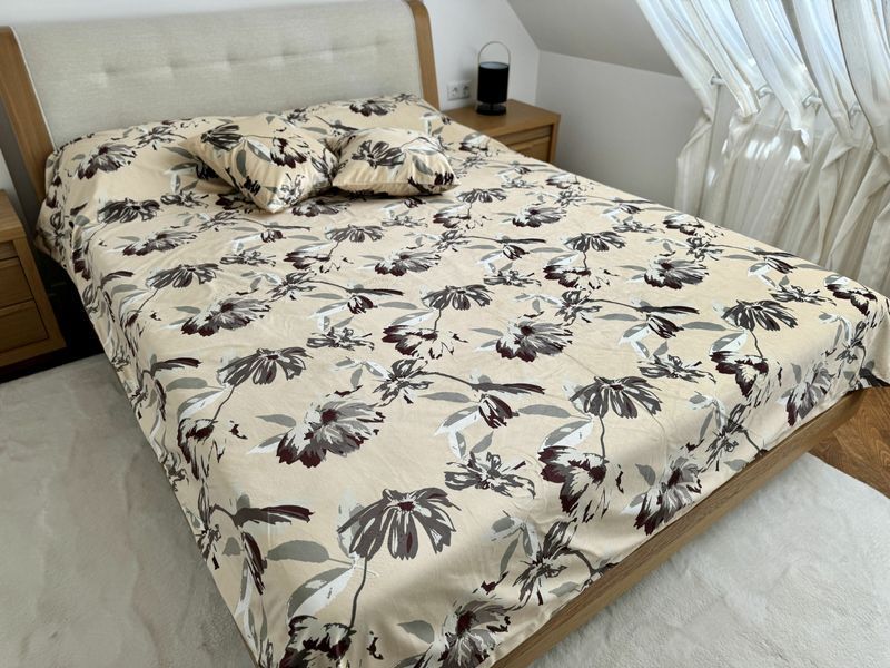Набір покривало та дві наволочки Limaso CREAM 200x240 см