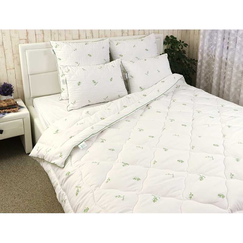 Комплект Руно одеяло и подушки 50х70 см Bamboo Style зимний 172х205 см