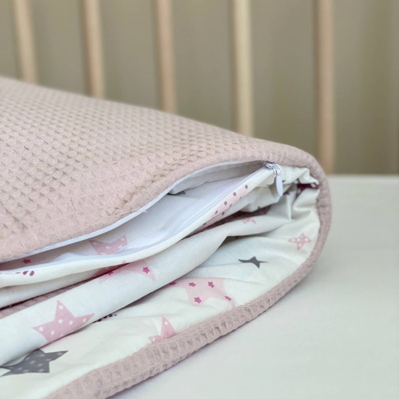 Плед-конверт с одеялом Маленькая Соня Baby Dream Stars розовый 80х100 см
