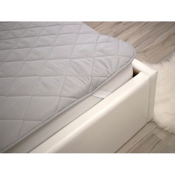 Наматрацник Руно силіконовий на резинці Grey White 90x190 см
