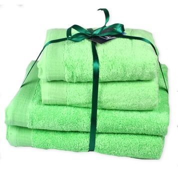 Набір махрових рушниківElation Mint ТМ SoundSleep м'ятний 50x100, 70x140 см