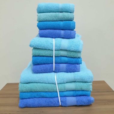Кухонные полотенца махровые Lorine 8 шт Hasir Turkuaz 30x50 см