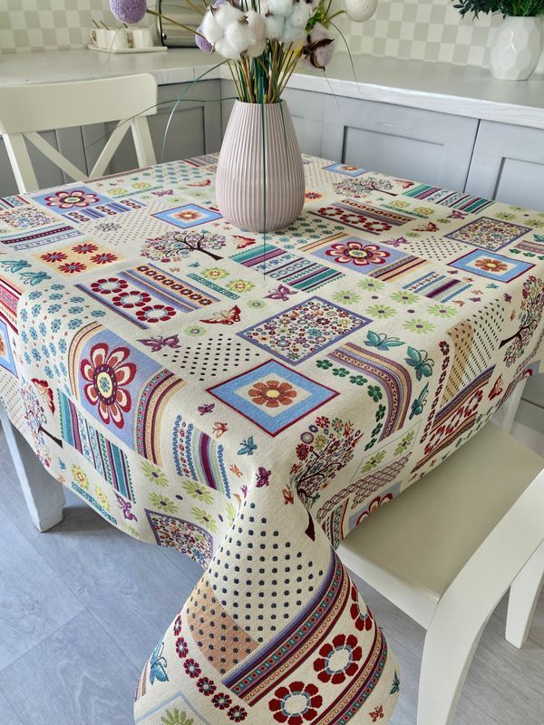 Скатерть гобеленовая SK0065 Limaso 137x260 см