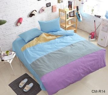 Постільна білизна TAG Color mix CM-R14 двоспальна