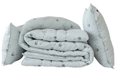Комплект одеяло и 2 подушки 50х70 TAG лебяжий пух Cotton, 145x215