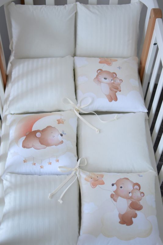 Постільний комплект Baby Veres "Bear" (6од) для новонароджених