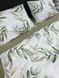 Постільна білизна Bedclozzzes ранфорс оливкове листя з однотонним (6663+78) євро