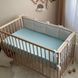 Простыня Маленькая Соня муслин голубой 60x120 см
