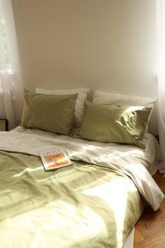 Постільна білизна Bedclozzzes ранфорс olive+milk (№78+2) сімейний