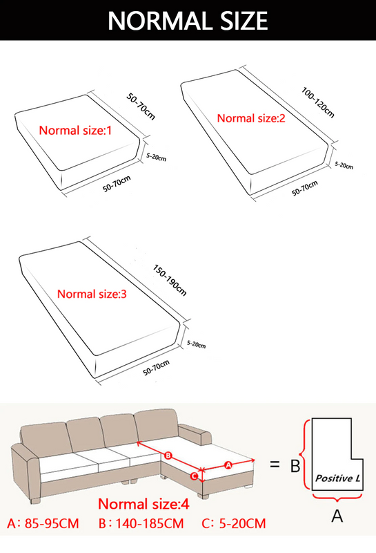 Чохли на диванні подушки сидіння Homytex Світло-сірий 100*120 (50/70)+20см.