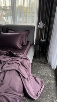Набір наволочок MLS тенсель фіолетовий 2 шт 50x70 см