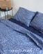 Постельное белье Bedclozzzes ранфорс Цветы с синим (№83+6624) евро